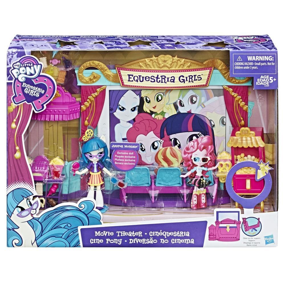 Игровой набор мини-кукол Кинотеатр из серии My Little Pony Equestria Girls  